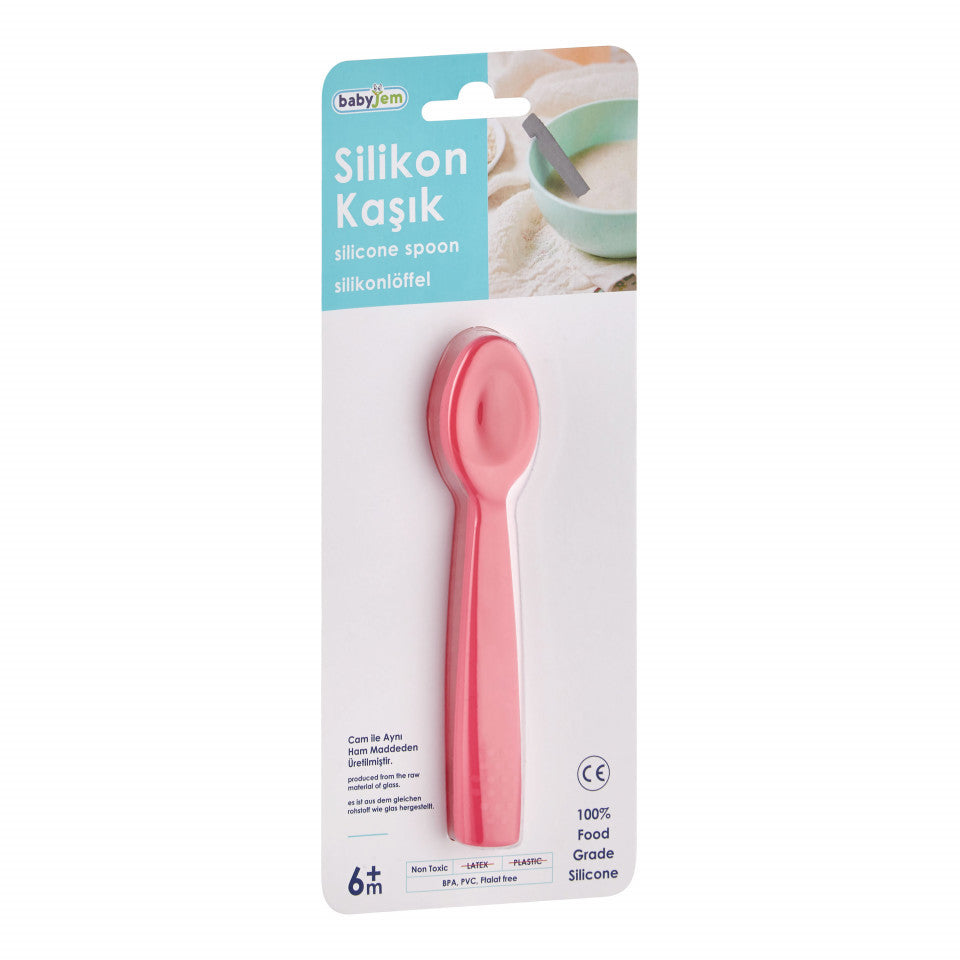 Lingurita din silicon BabyJem (Culoare: Turcoaz) - Latte [ps:d5ac6513-ec81-46c3-ac6c-e5ef2618bed4]