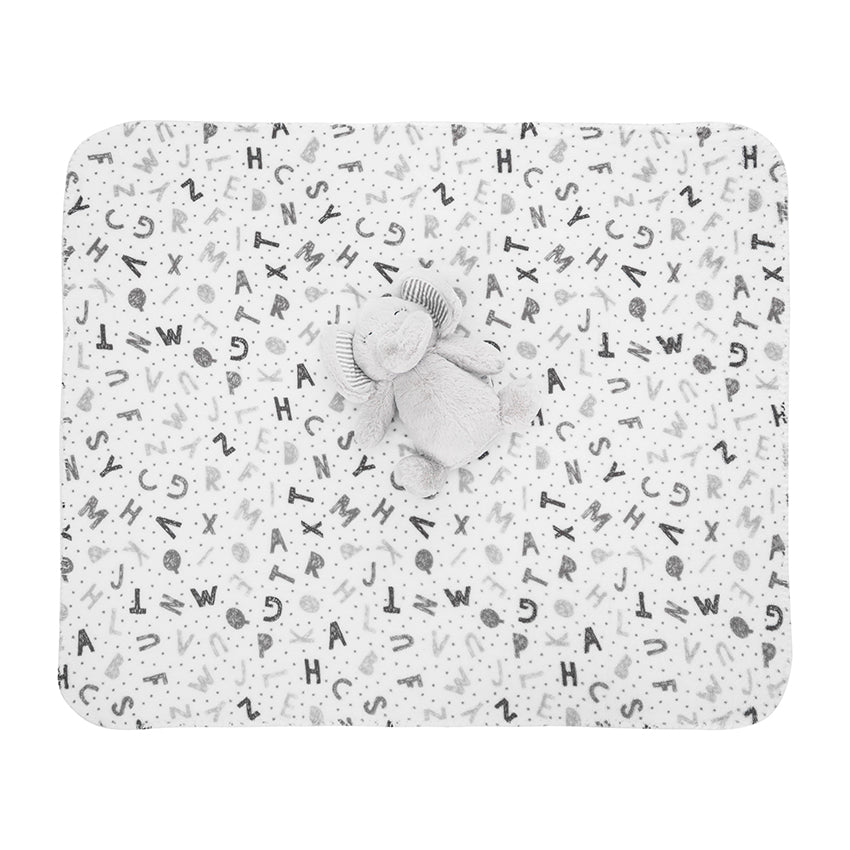Păturică Moale cu Elefant Lorelli Nappy, Blue, 90x75 cm - Grey (2) [ps:46d2dd89-268b-4743-979c-ba68448770e7]