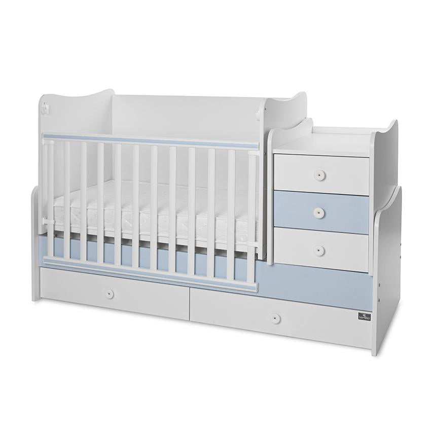 Mobilier Multifuncțional Lorelli Maxi Plus, Trio White Oak - White Baby Blue (2) [ps:97f79c1a-e17d-49b9-85a5-3f2bc3395f24]