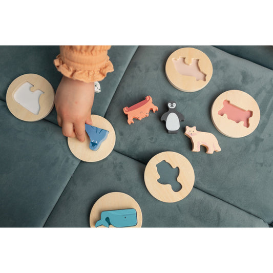 Puzzle cu forme de animale, BS Toys [ps:2ad3f9ec-86e8-4165-b385-fb68880af7b2]