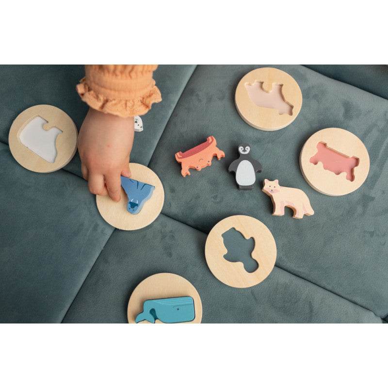 Puzzle cu forme de animale, BS Toys [ps:2ad3f9ec-86e8-4165-b385-fb68880af7b2]