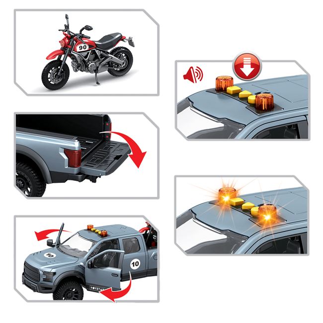 Mașină Transport Motocicletă cu Sunet și Lumină Jumbo - Default Title (2) [ps:609212f1-cb0c-40f0-9fea-7f267323a14f]