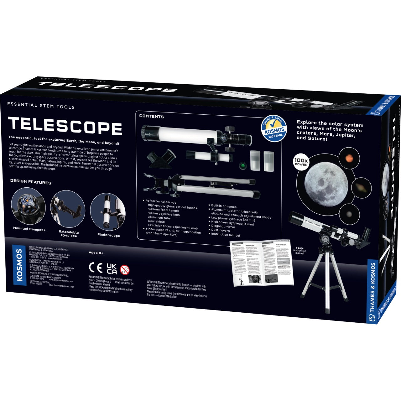Kit STEM Telescop 100x, Thames & Kosmos - Imagine 3 [ps:72a9f014-eadf-464e-a380-2add82628bfd]