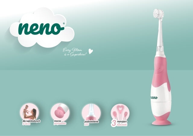 Neno Denti Pink – periuță de dinți electrică de la 3 la 36 luni [ps:a77c8449-c36f-40e0-968d-b4f0a2ddadfa]