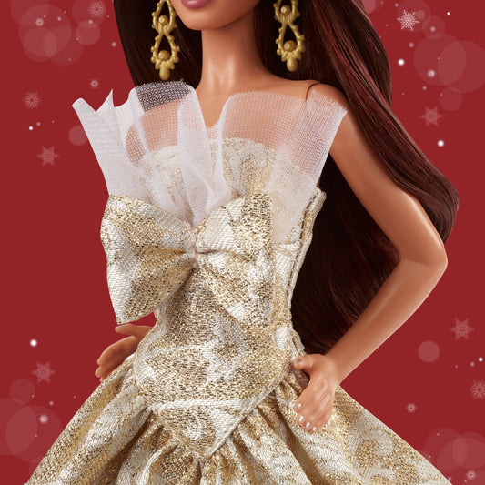 BARBIE SIGNATURE PAPUSA BARBIE BRUNETA DE SARBATORI 2025 - Imagine 10 [ps:65eb31f0-4b40-4e48-8509-f9ce7dc0e17d]