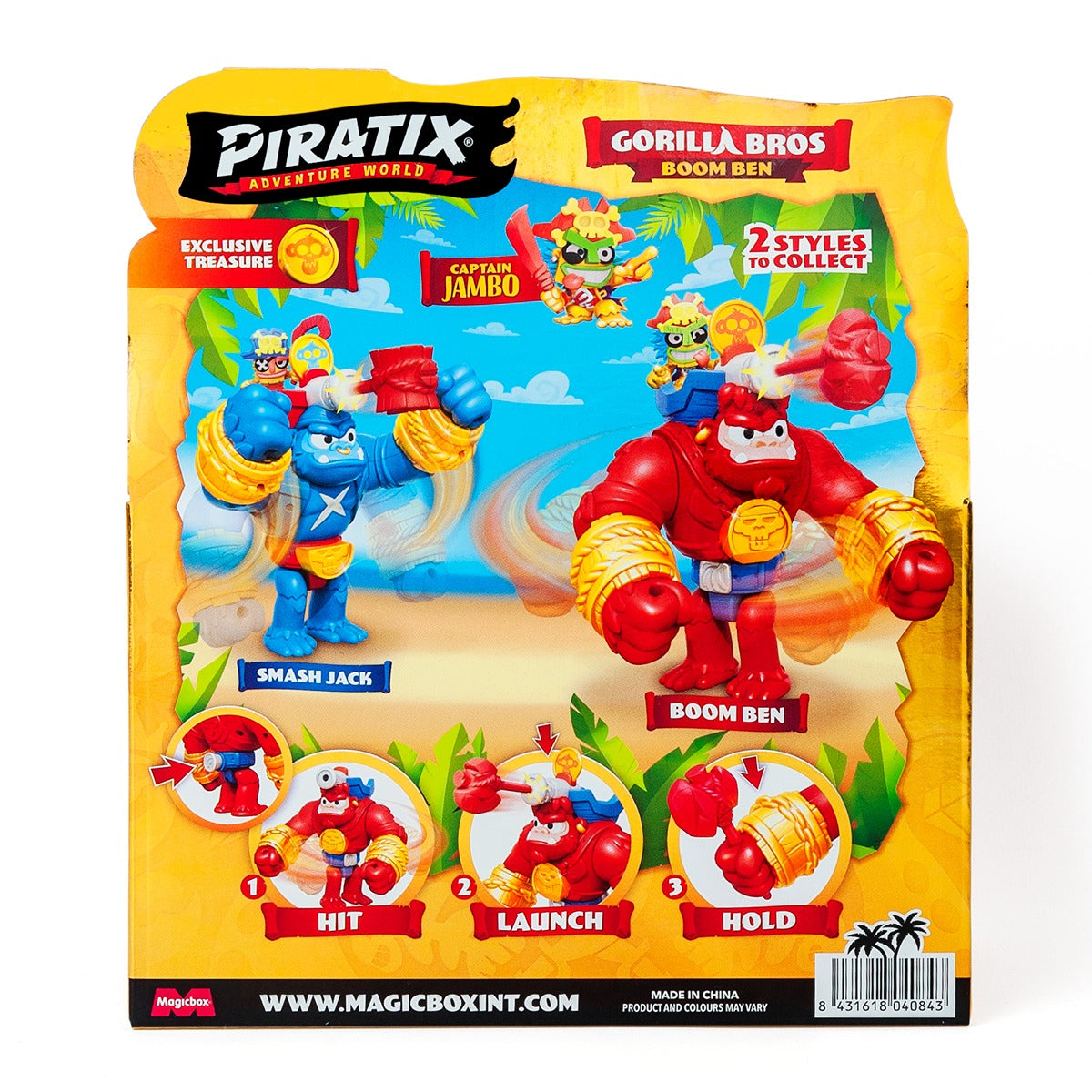 PIRATIX set de joaca, figurine, Gorilla bros boom ben - Gorilla bros boom ben (2) [ps:de9ed04d-e23c-47f1-acfc-489cc21e58c2]