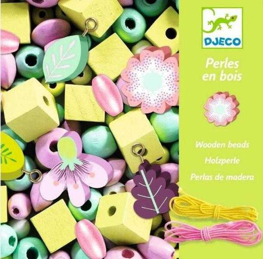 Margele de insirat din lemn Frunze si flori, Djeco - Imagine 2 [ps:b39a98f8-f4d0-4128-9668-bdf9bbcf4b40]