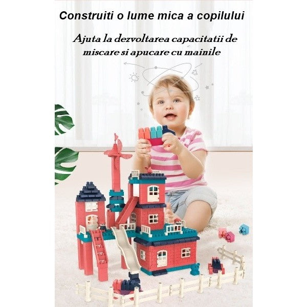 Set Construcții Flippy Casa și Curte, 251 Piese, Multicolor - Default Title (2) [ps:325cb5a7-4b0d-4299-b355-f079495fcac2]