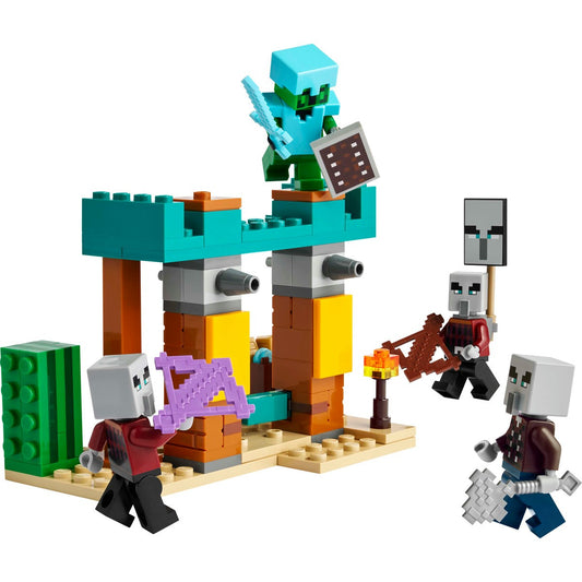 LEGO MINECRAFT PATRULA ILLAGER ÎN DESERT 21267 - Imagine 2