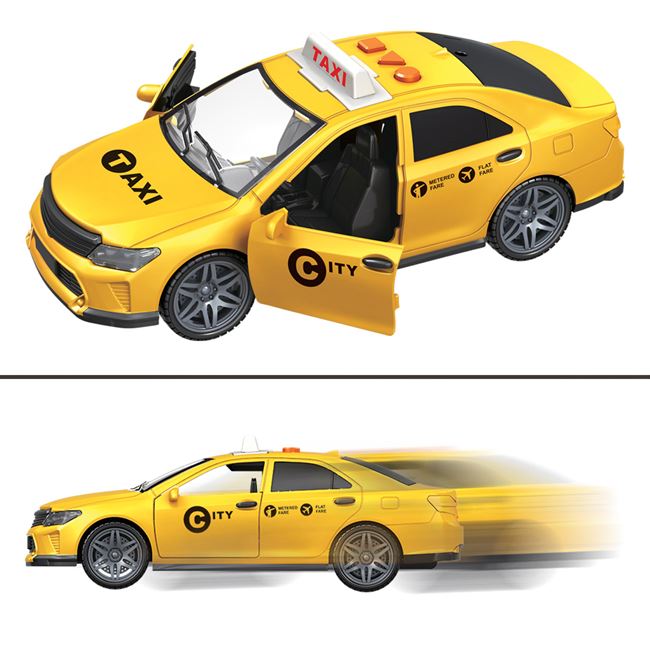 Mașină Taxi Galbenă cu Lumină și Sunet Jumbo - Galben (2) [ps:c04e0bee-c3d1-4fe6-9ab3-0bbac14883f4]