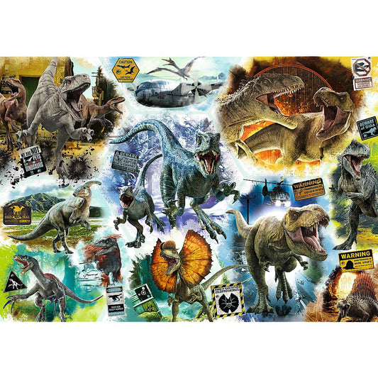 PUZZLE TREFL 1000 JURASSIC WORLD PE URMELE DINOZAURILOR - Imagine 2 [ps:68345a8d-f295-4a7d-8b14-adf937badf69]