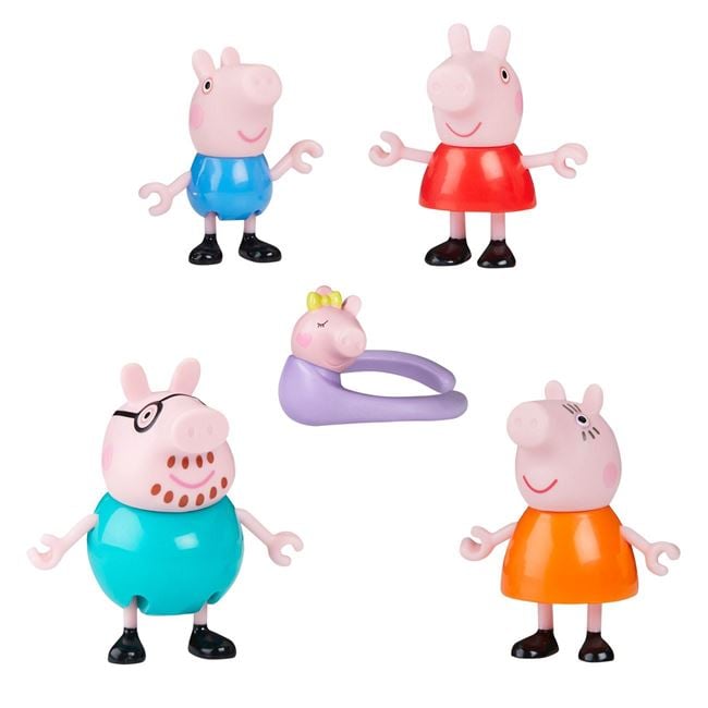 Figurine Peppa Pig Family of 5 Hasbro - Set Familie - Default Title (2) [ps:7d3b8b4b-473f-4a7c-a22f-af1d9798a7d8]