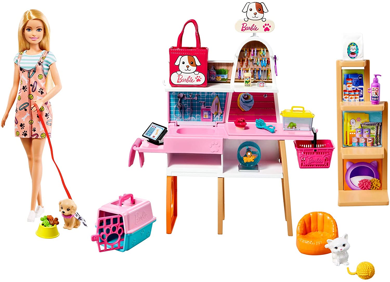 BARBIE SET DE JOACA MAGAZIN ACCESORII ANIMALUTE Mattel - Imagine 2 [ps:94005d41-60d3-4cac-b81f-2305fb54bdcd]