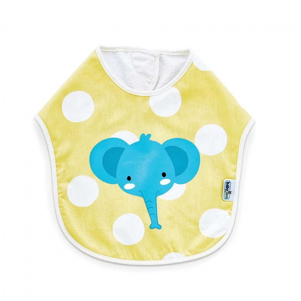 Baveta din bumbac BabyJem Dots (Culoare: Roz) - Galben