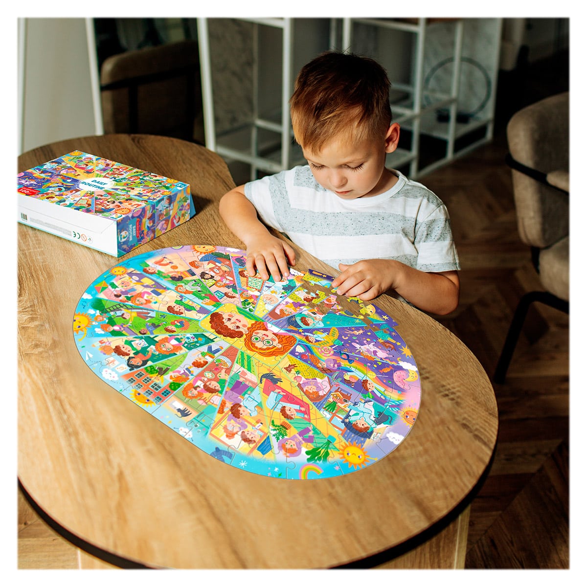 Puzzle Rutina Zilnică 100 piese Dodo Toys - Educativ - Default Title (2) [ps:8fb8bb19-3c05-4ba0-b647-f1ff6e02a33a]
