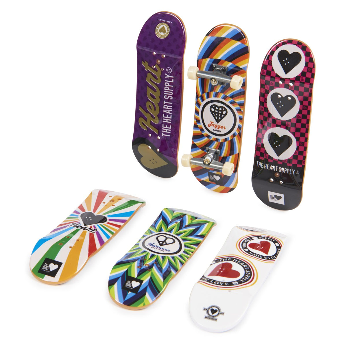 TECH DECK PACHET 6 PIESE CU ACCESORII FINGERBOARD HEART - Heart (2) [ps:3c97afa3-ad85-4478-9698-cffde0022d45]