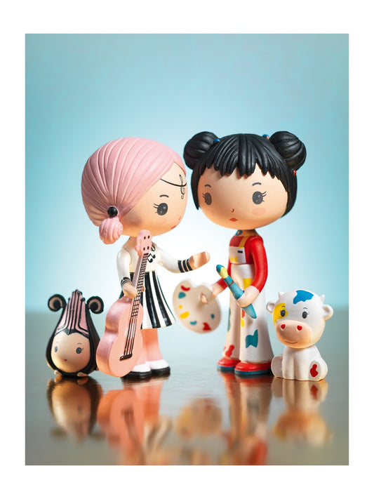 Figurine Tinyly Barbouille & Gribs, Djeco - Imagine 2 [ps:a3d572a3-ae97-4bd6-9f52-6e792b725473]