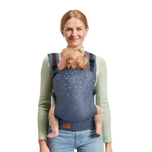 MARSUPIU ERGONOMIC KINDERKRAFT NINO, PANA LA 20 KG, - Denim