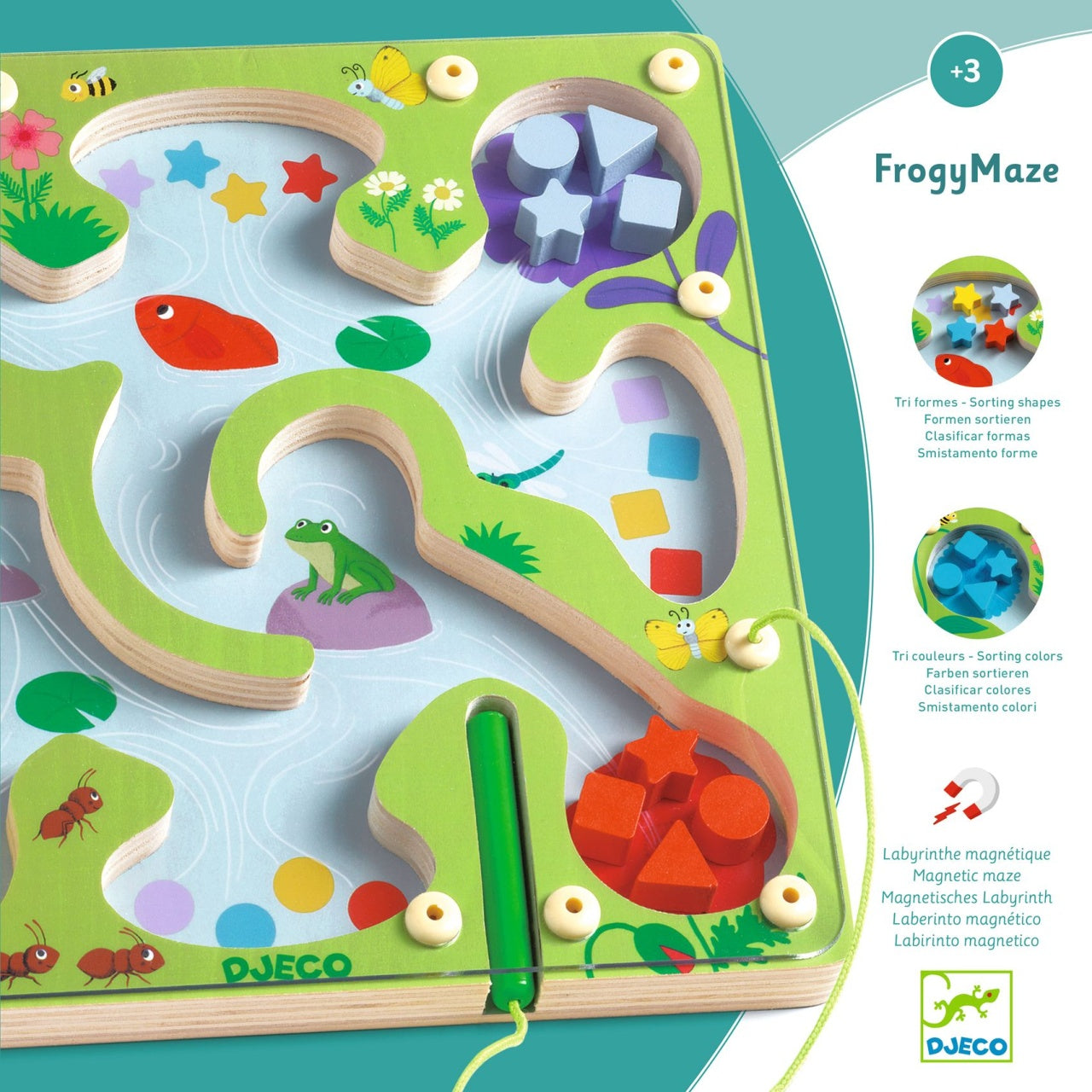 Joc magnetic de sortare, Djeco - Imagine 2 [ps:286990b9-405e-4406-a6bb-0854344ac0aa]