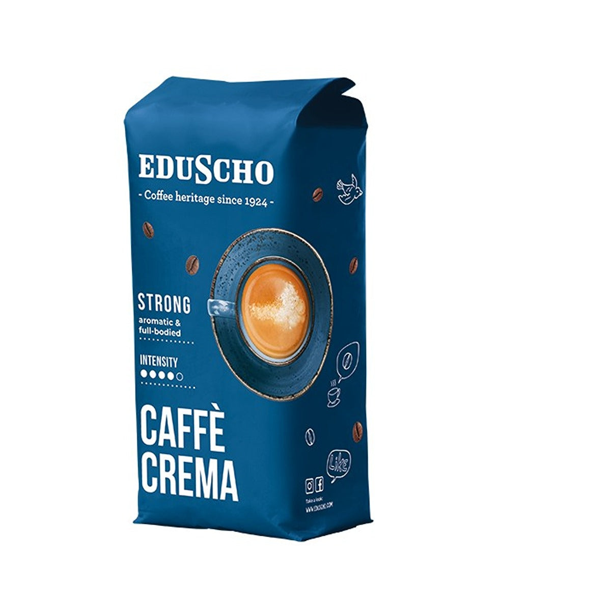 EDUSCHO Crema Strong, cafea prajita boabe, 1 kg - Imagine 3 [ps:6f1d7526-153d-413f-830a-37d2c1f5801e]