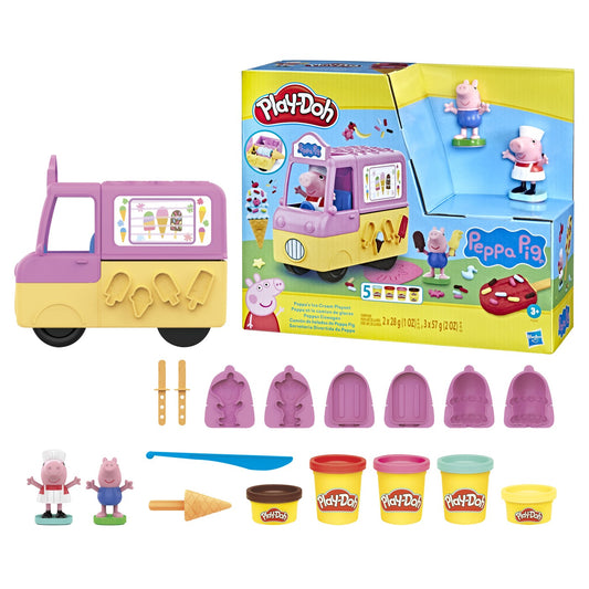 PLAY DOH PEPPA PIG SI MASINA DE INGHETATA Hasbro - Imagine 9 [ps:c41addec-00d4-401b-b3db-2e185c83274d]