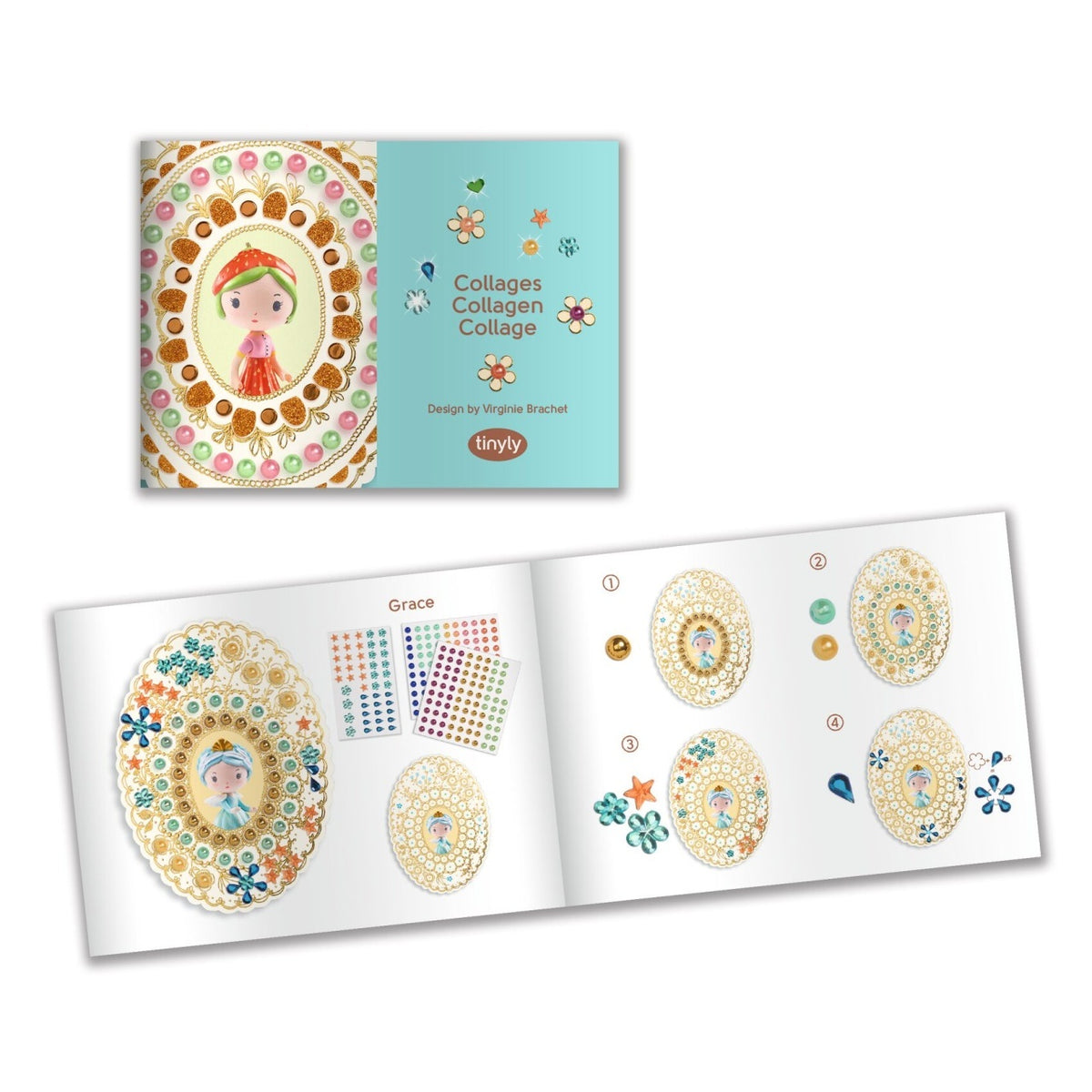 Kit Creativ Colaj Berry & Co Djeco - Medalioane de Decorat - Default Title (2) [ps:0301984b-d152-41b8-aaa4-a2f066b188fc]