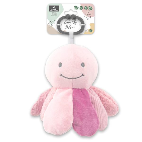 Jucărie Plus Octopus Lorelli, Natural Grey, 0 luni+ - Pink (2) [ps:8aeaa7e9-27f9-45e3-b1c0-6a127bcd6447]