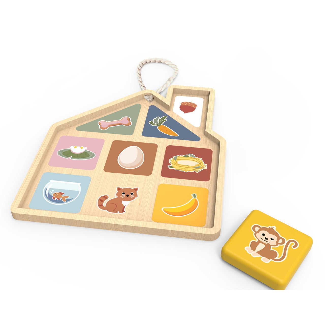 Puzzle Magnetic din Lemn Căsuța Speedy Monkey - Default Title (2) [ps:4a1e3738-ed17-4c47-bd03-4b9e4a18a2b9]