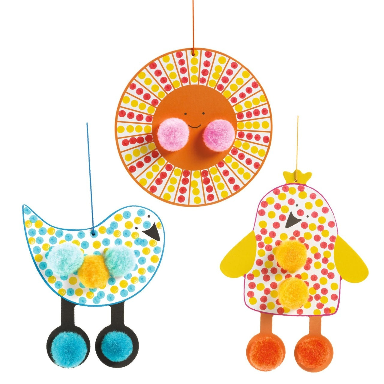 Set creativ de colorat cu pompoane si buline, Djeco - Default Title (2) [ps:3b601b34-8b26-42cb-829b-74583b9cf8be]