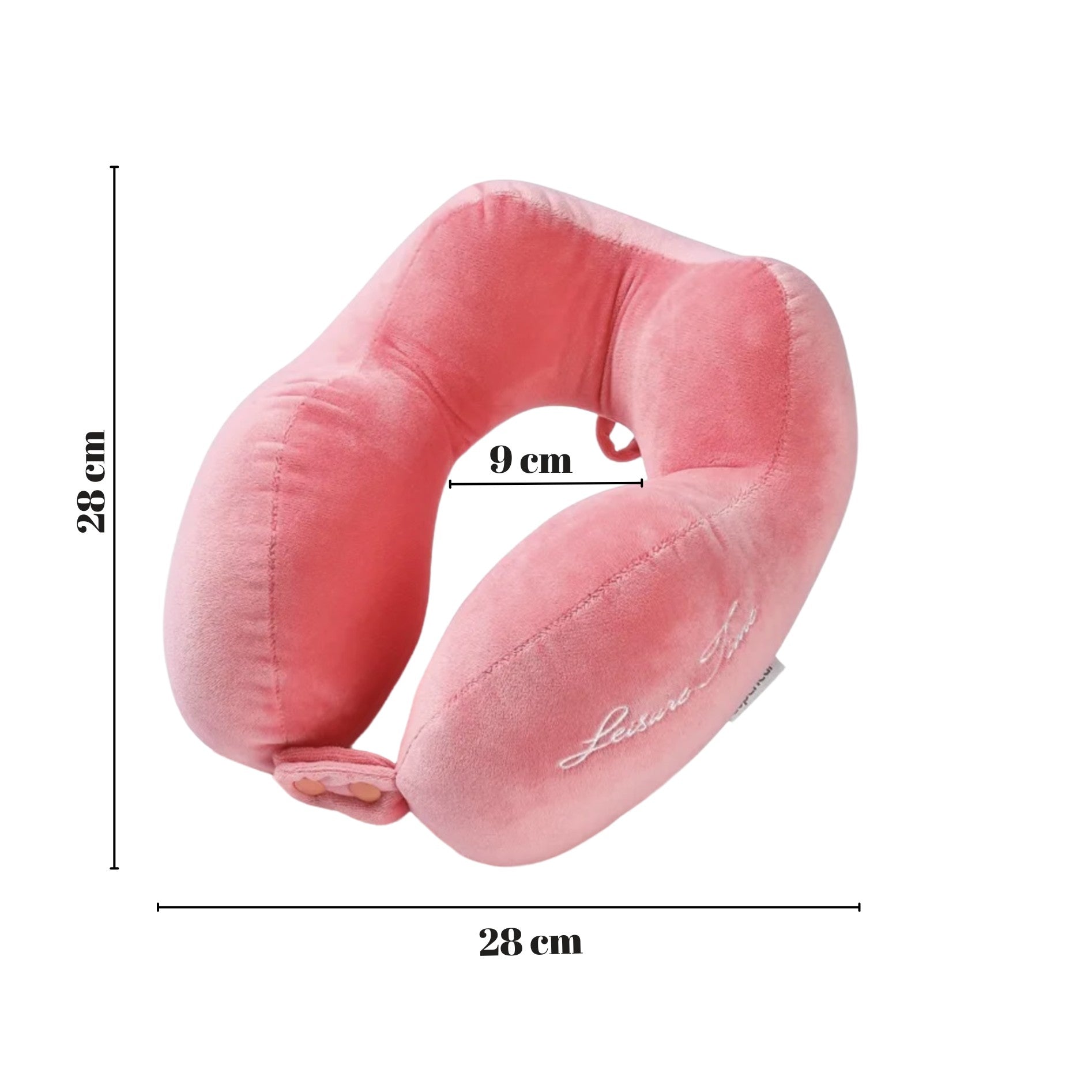 Perna de Călătorie Flippy pentru Gât, Bumbac, Gri - Roz (2) [ps:66f27f15-c87f-4e94-a39b-8c6e4fb860ef]