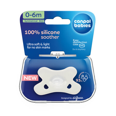 Canpol Babies Suzeta Simetrica 100% Silicon 0-6 luni, 1 - Imagine 3 [ps:eec1072e-748d-42aa-ae85-5c5a6da03927]