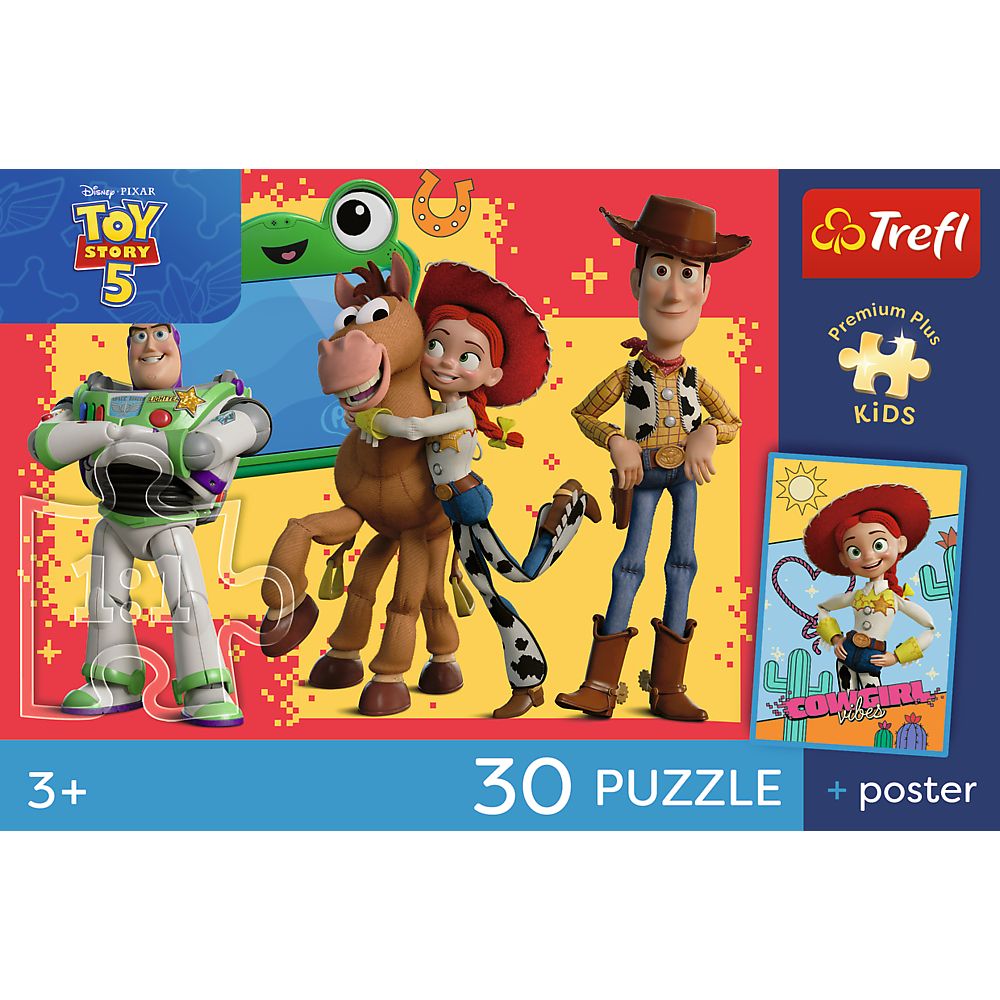 Puzzle Trefl Toy Story 5 - 30 Piese Premium Plus cu Poster - Default Title (2) [ps:8114ea2e-73ef-4da1-b2c1-244be463ecb8]