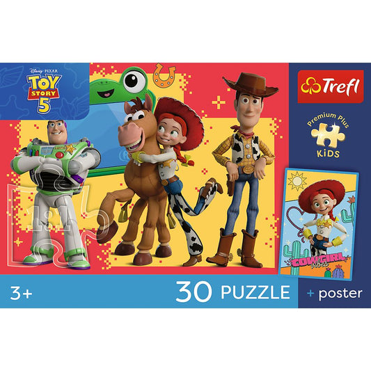 Puzzle Trefl Toy Story 5 - 30 Piese Premium Plus cu Poster - Default Title (2) [ps:8114ea2e-73ef-4da1-b2c1-244be463ecb8]