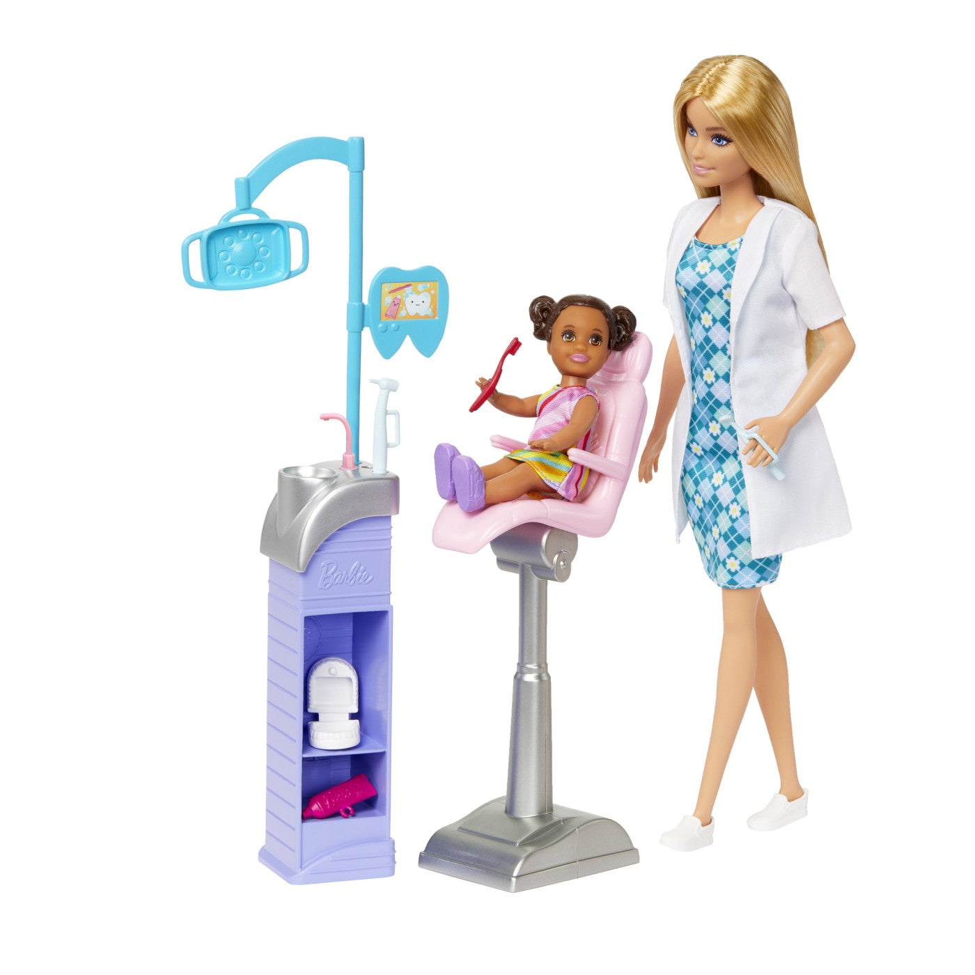 BARBIE CARIERE SET MOBILIER CU PAPUSA APICULTOR Mattel - Doctor Stomatolog - Blonda (2) [ps:1a243ab3-a322-45a9-9d18-527b5c360695]