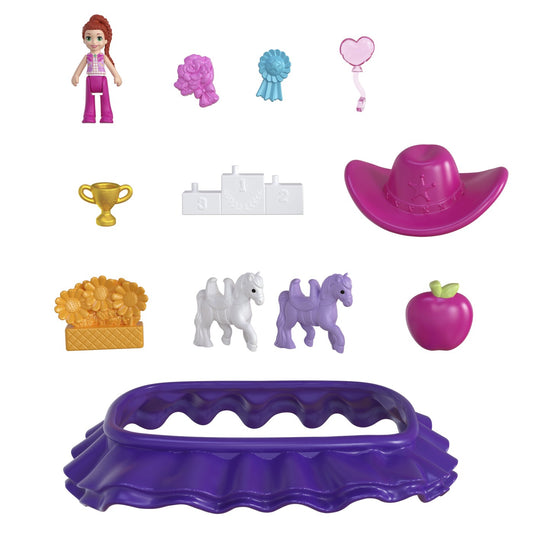 POLLY POCKET SET GENTUTA ANIMALUT PONEI LA RODEO CU - Imagine 2 [ps:a328f64a-d472-4a0f-b437-2f1303b7c66c]