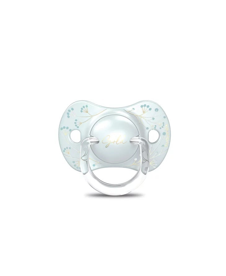 Set biberon 270ml + suzetă 0-6m + lănțișor Roz Gold - Albastru [ps:990832cb-09a6-4036-9f57-69cc5496f267]