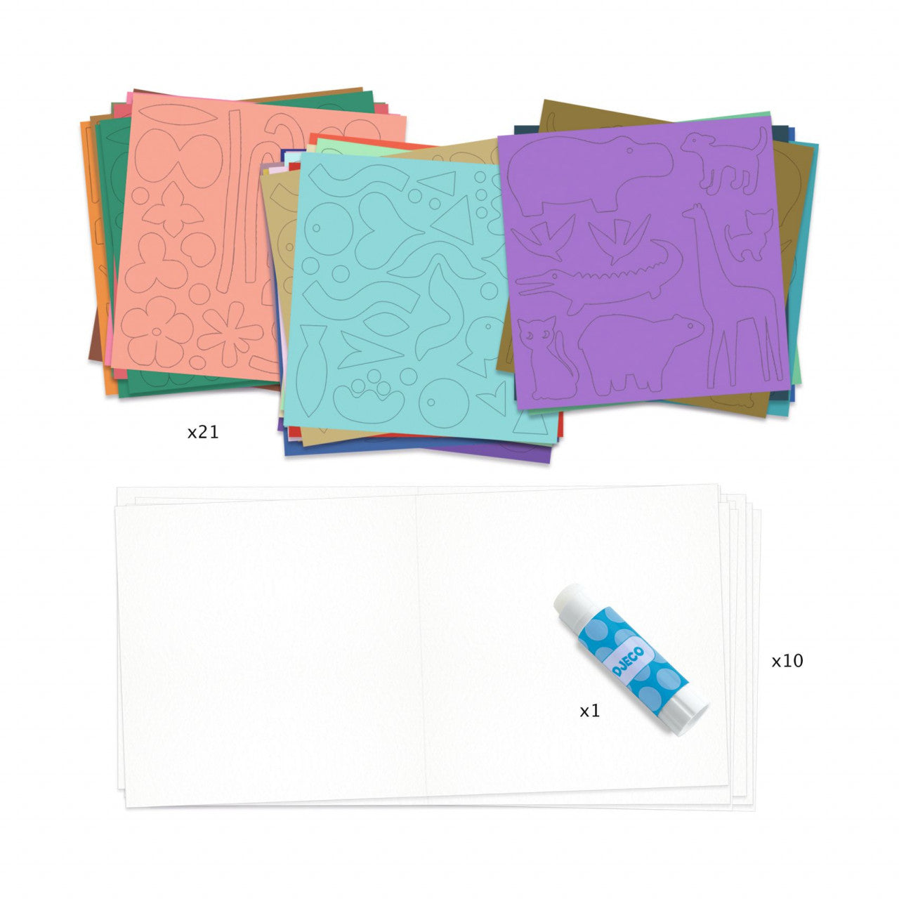 Joc creativ Little papers, Djeco - Imagine 5 [ps:59d0eb5b-3f68-4f28-97cf-105f9be33aff]