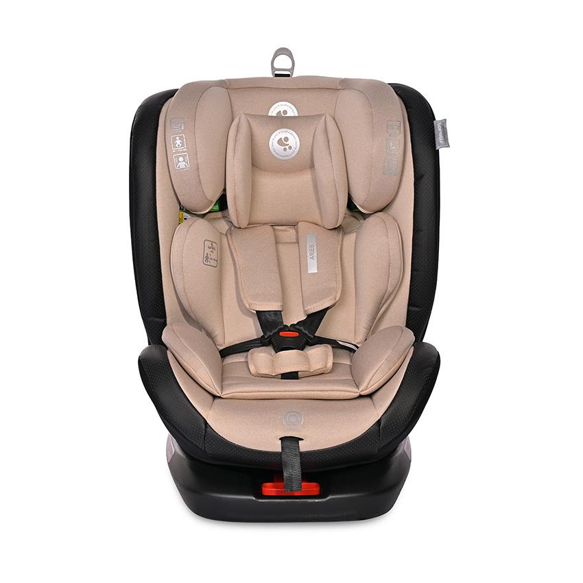 Scaun Auto Lorelli Ares i-Size, Rotativ, 0-12 ani, Pink - Beige/Black (2) [ps:34be4852-3f54-440c-aba9-d3185efa20ec]