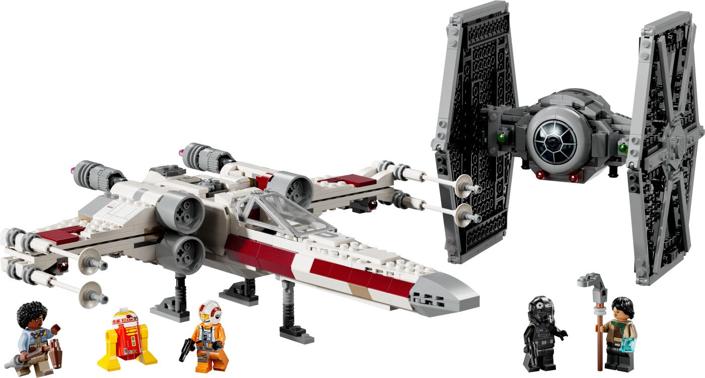 LEGO STAR WARS HIBRID TIE FIGHTER SI X-WING 75393 - Imagine 2