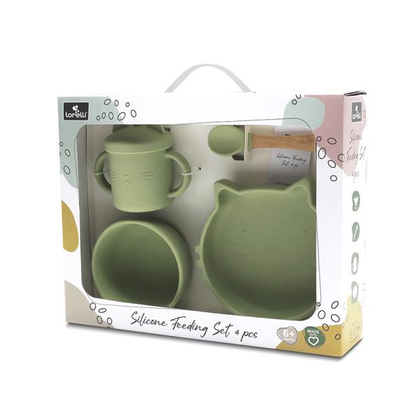Set Hranire Lorelli Silicon, 4 Piese, Fresh Green, 6 luni+ - Fresh Green (2) [ps:bd27817a-1291-4122-97a8-f6b2f97bdccd]