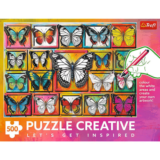 Puzzle Trefl 500 piese - Colecție de Fluturi | Creative - Default Title (2) [ps:d23150e4-7de1-47c2-b165-21e9d2c2895e]