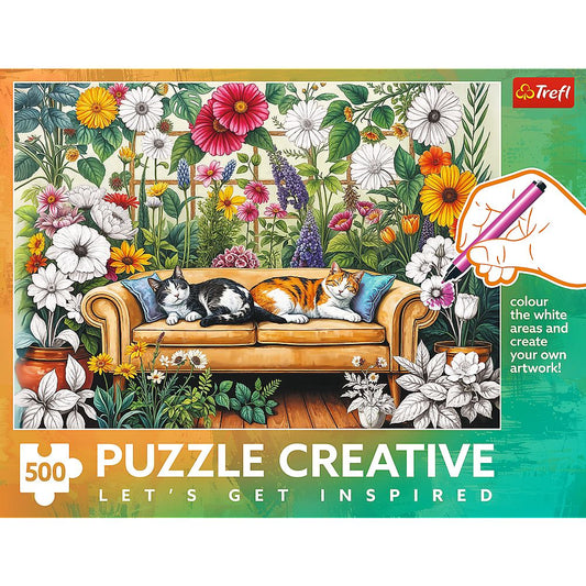 Puzzle Trefl 500 Piese - Creative Orangeria Psicii - Default Title (2) [ps:499d4e12-3b33-4fe4-b42f-6e0d549d2a36]