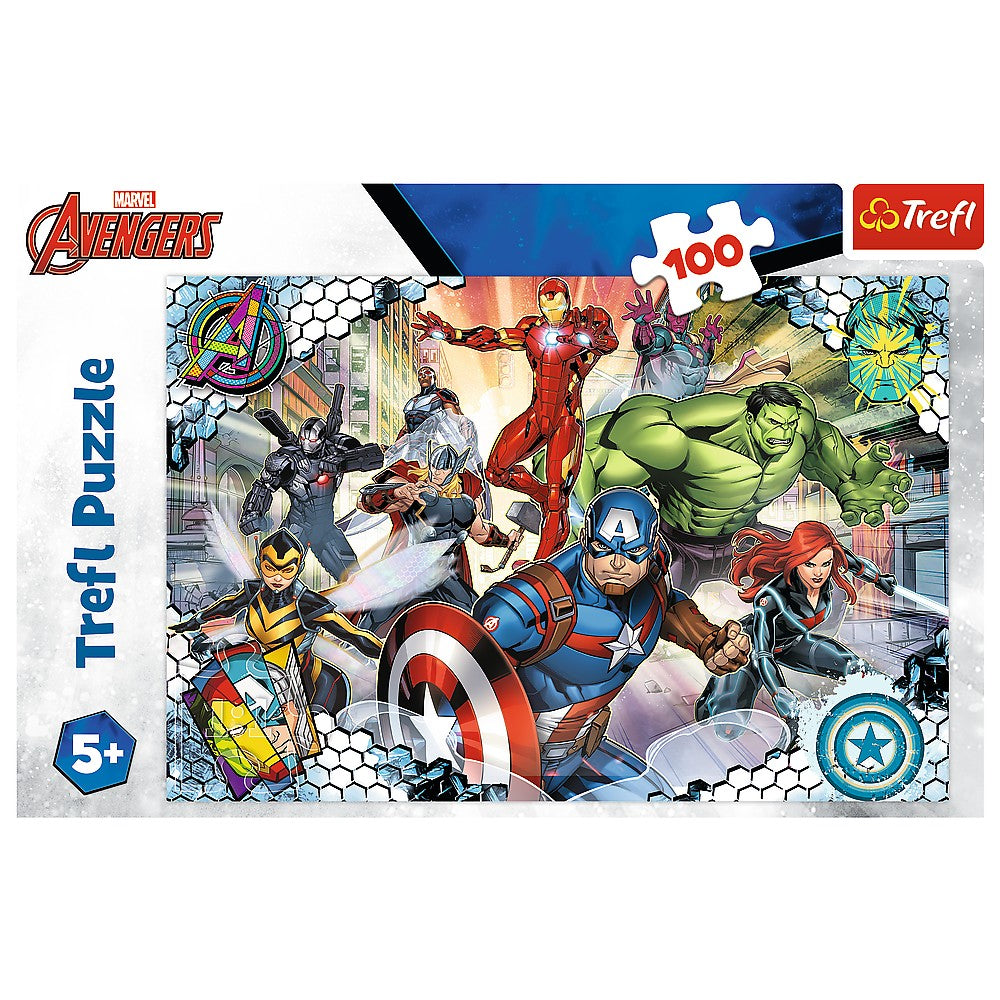 PUZZLE TREFL 100 AVENGERS RAZBUNATORII FAIMOSI - Imagine 3 [ps:a8b9054d-0f24-4568-91ab-898683035325]