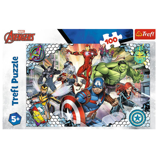 PUZZLE TREFL 100 AVENGERS RAZBUNATORII FAIMOSI - Imagine 3 [ps:a8b9054d-0f24-4568-91ab-898683035325]