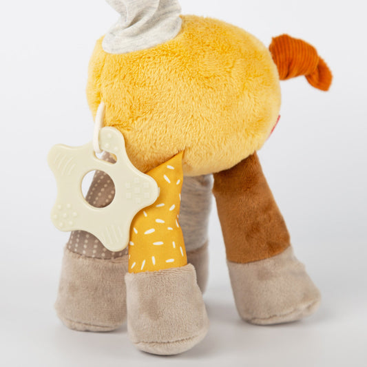 Jucarie din plus cu activitati Girafa Yellow, PlayQ Sigikid [ps:89c5160f-617e-481e-bad1-1a58f83183e8]