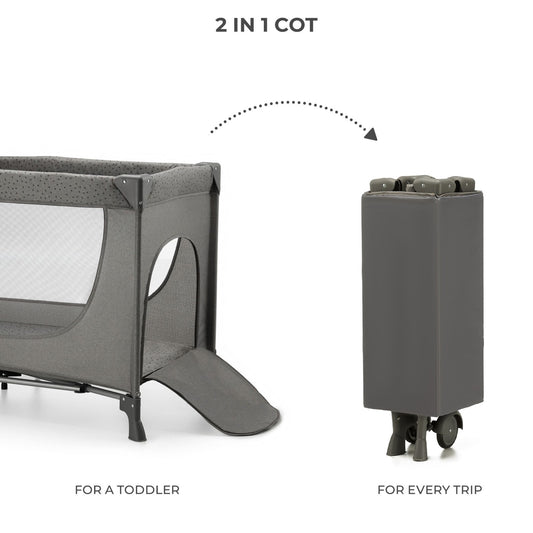 PATUT TRAVEL KINDERKRAFT JOY2, FARA ACCESORII, DARK GREY - Imagine 2