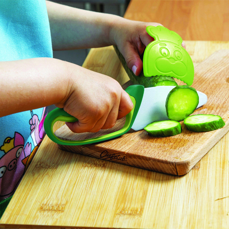 Kit cutit de Bucatar pentru Copii, Verde, Chefclub Kids [ps:b24b63e6-4bda-40af-b79f-7f00d35fe298]