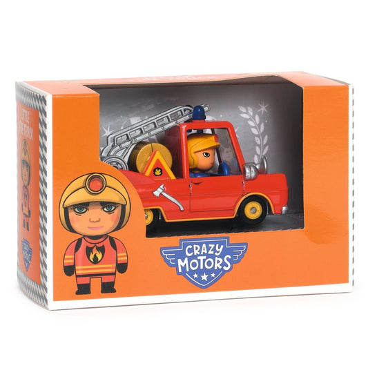 Masina de pompieri Colectia Crazy Motors, Djeco - Imagine 3 [ps:88ec268c-f12d-4629-873f-2002025685e3]