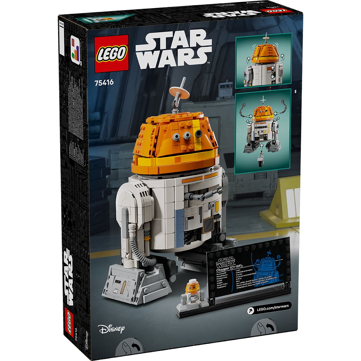 LEGO STAR WARS DROID ASTROMECH CHOPPER C1-10P 75416 - Imagine 7 [ps:4c949fd9-ab33-46ab-88fa-e7191c786240]