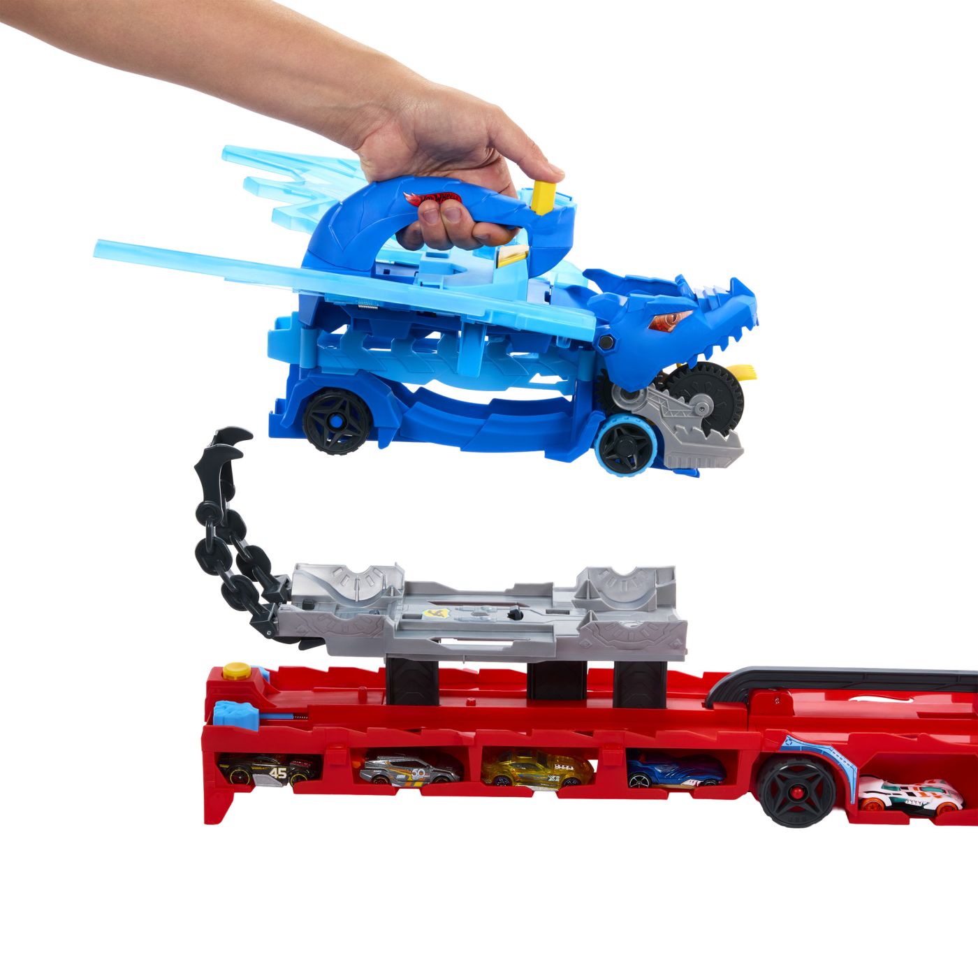 HOT WHEELS CITY TRANSPORTATOR SUPREM CU 2 DRAGONI Mattel - Imagine 9 [ps:f2b107a2-e4ef-4edb-a127-829c8aef593e]